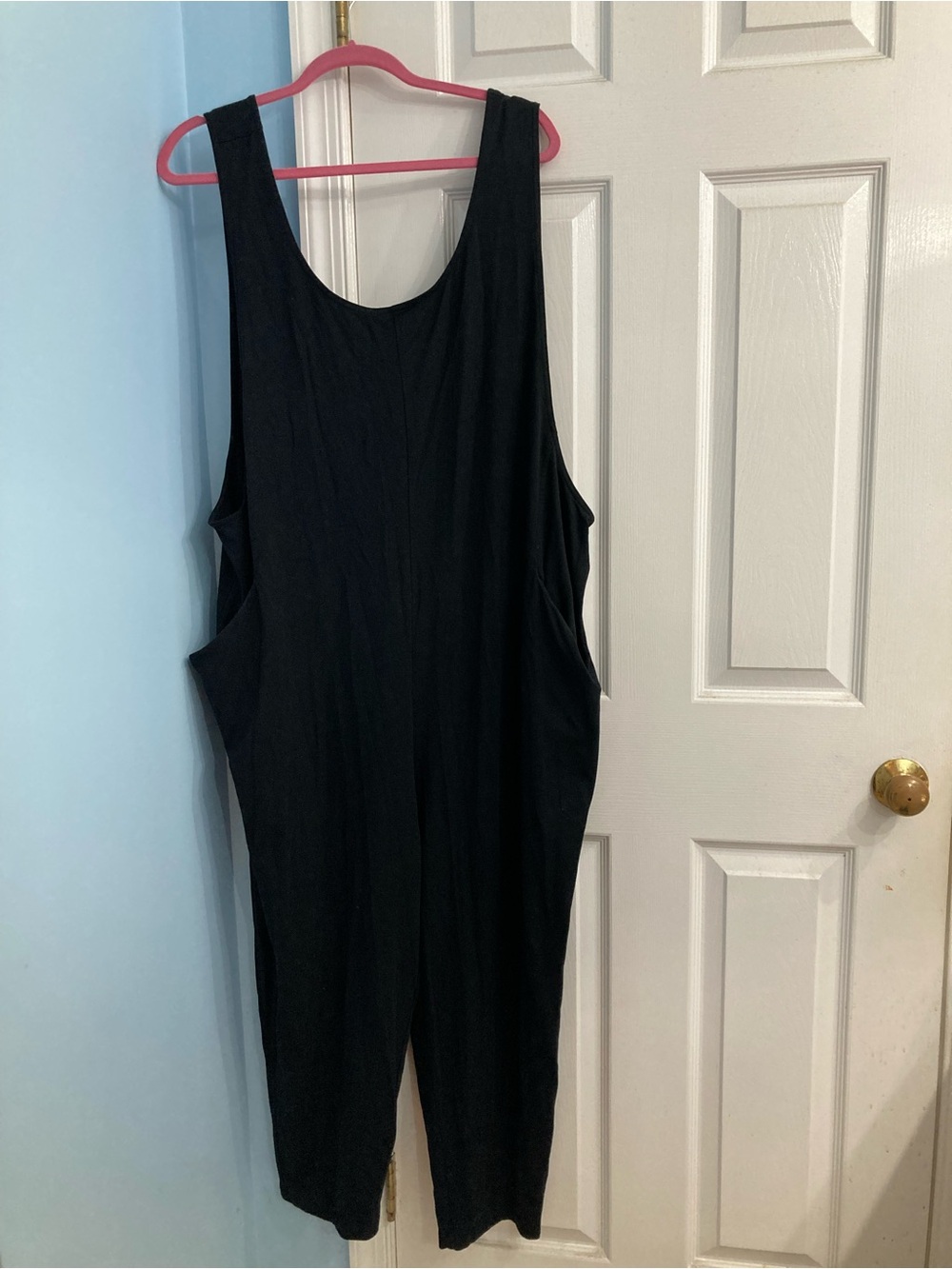 Eileen Fisher Black Sleeveless Relaxed Jumpsuit